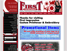 Tablet Screenshot of fiprintwear.com